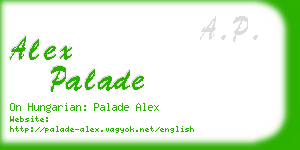 alex palade business card